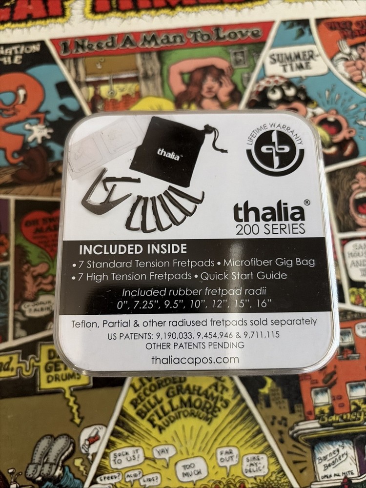 NEW FULL SET THALIA GUITAR CAPO IN BOX COMPLETE SET #413
