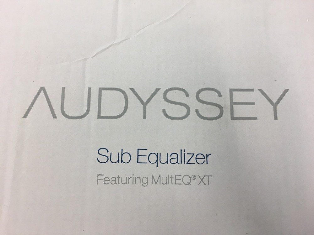 NEW AUDYSSEY Sub Equalizer Featuring MultEQ XT SUBEQ