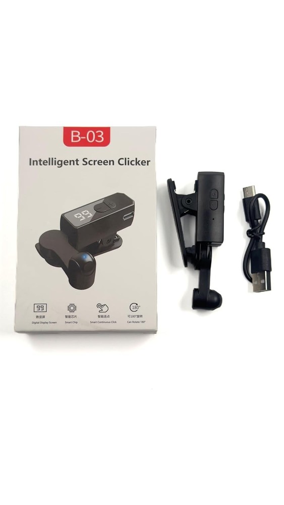 Rechargeable Automatic Clicker for Phone, Auto Screen Clicker Screen Device Gift