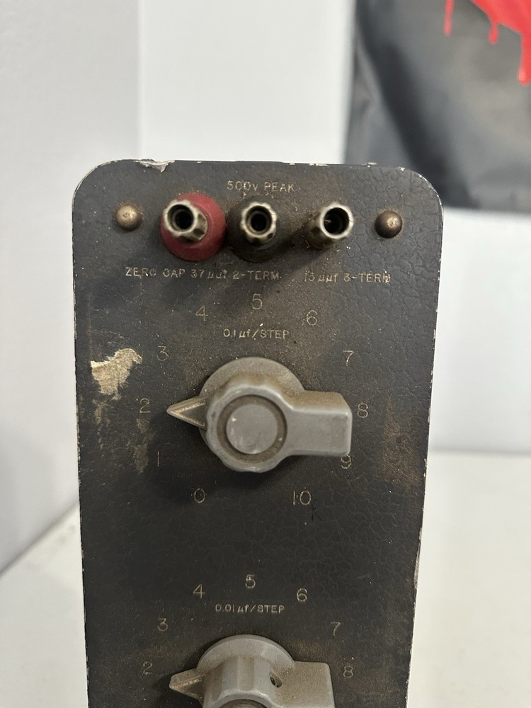 General Radio Company Polystyrene Decade Capacitor , AS IS UNTESTED