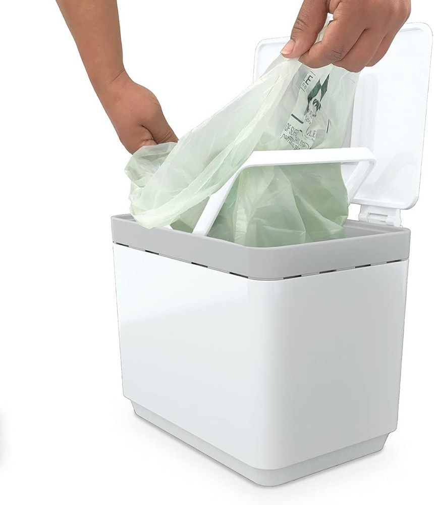 Compost Bin for Kitchen, 1.5 Gallon | Plastic Container with Removable Inner Bas