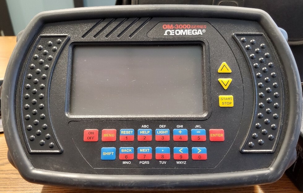 OMEGA MODEL OM-3000 PORTABLE DATA LOGGER