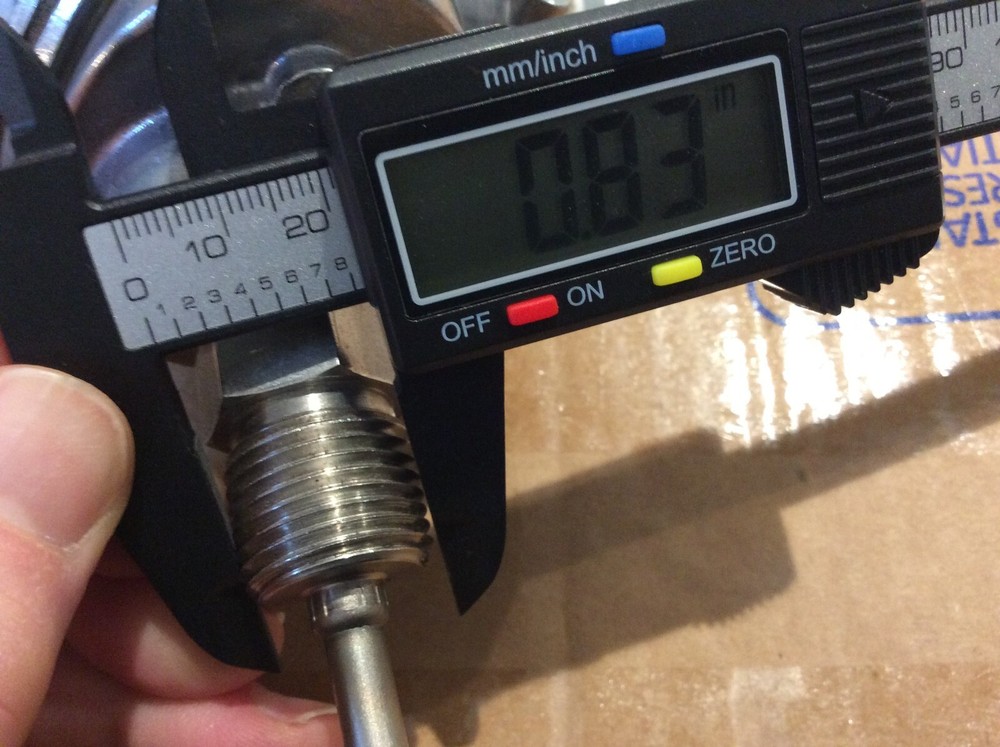 Pyromation Thermocouple with Connection Head Used