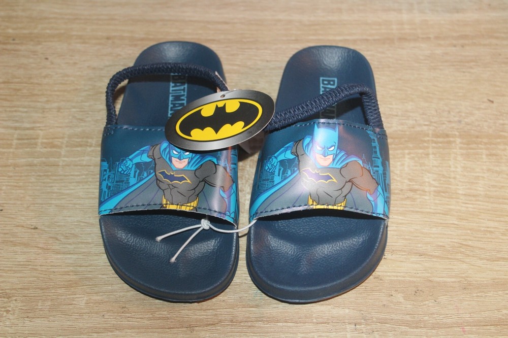 Batman Toddler Boys Slide Sandals with Heel Strap DC Comics