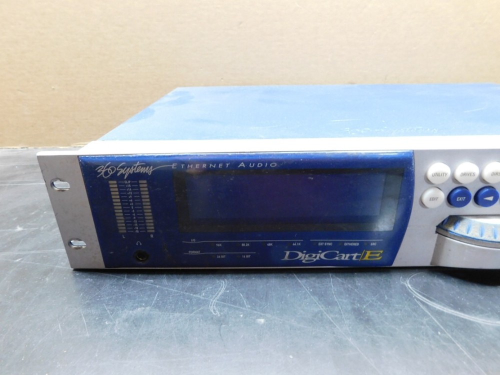 360 SYSTEMS DigiCart E -- E-3000 Ethernet Audio Network Recorder