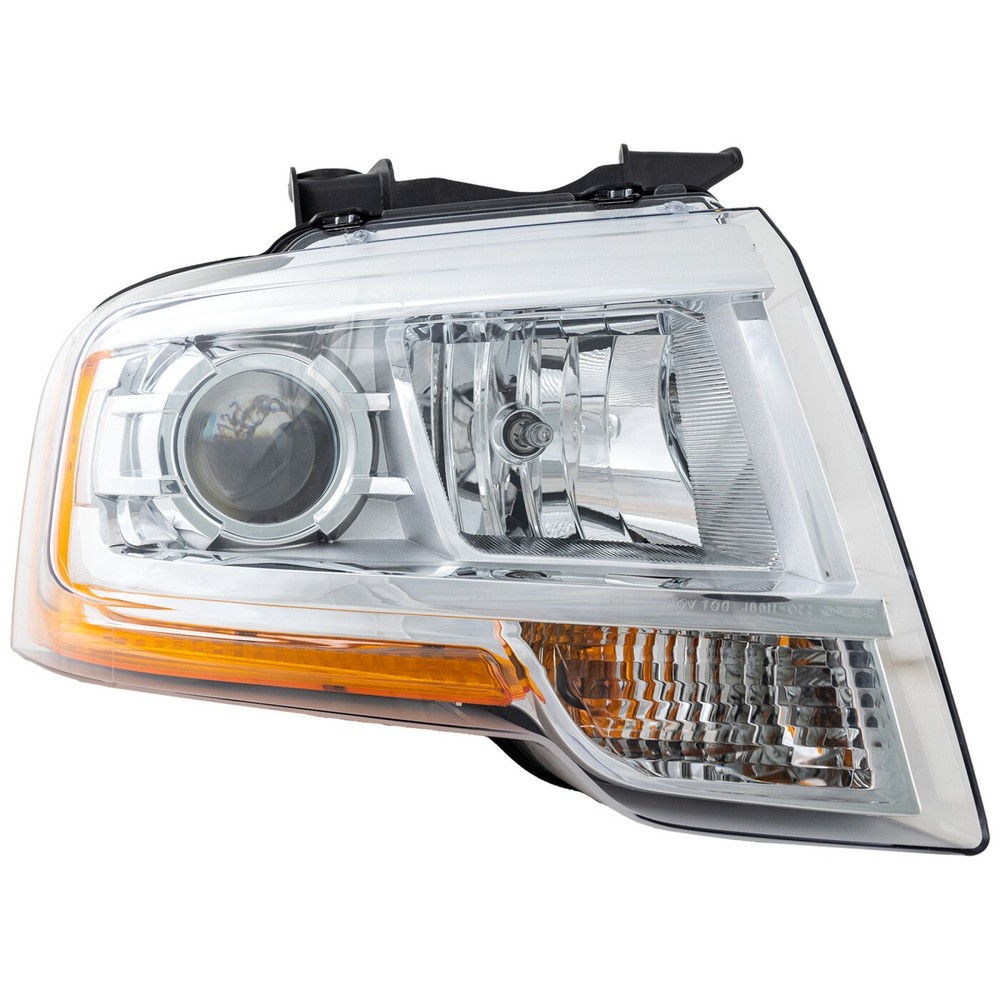Halogen Headlight For 2015-2017 Ford Expedition with Bulb/s Projector Passenger