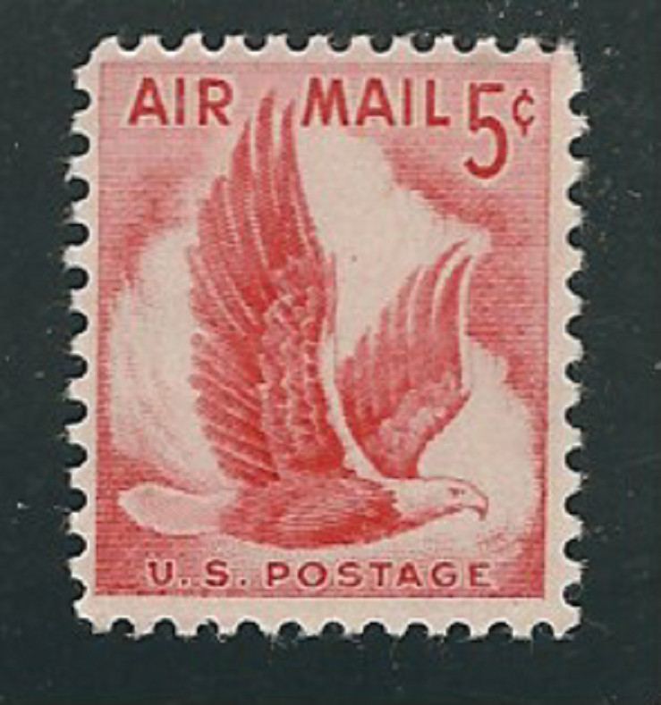 Scott # C-50...5 Cent...Eagle...10 Stamps