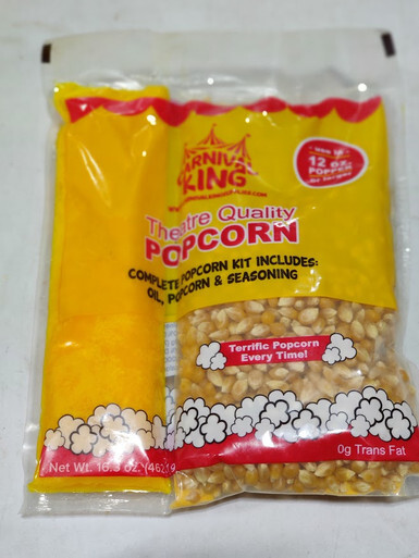 All-In-One Popcorn Kit for 12 oz- 14 oz. Popper - 24/Case