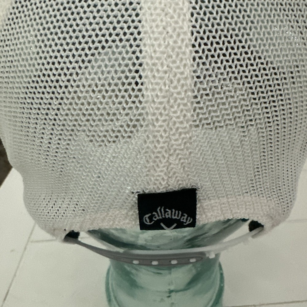 Callaway SD CA Golf Hat Cap Gray White Snapback Mesh