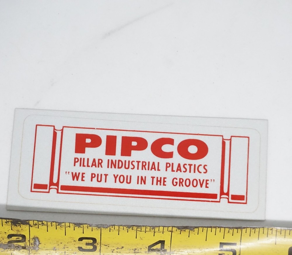 PIPCO Coal Sticker Pillar Industrial Plastics Mining Equipment Vintage