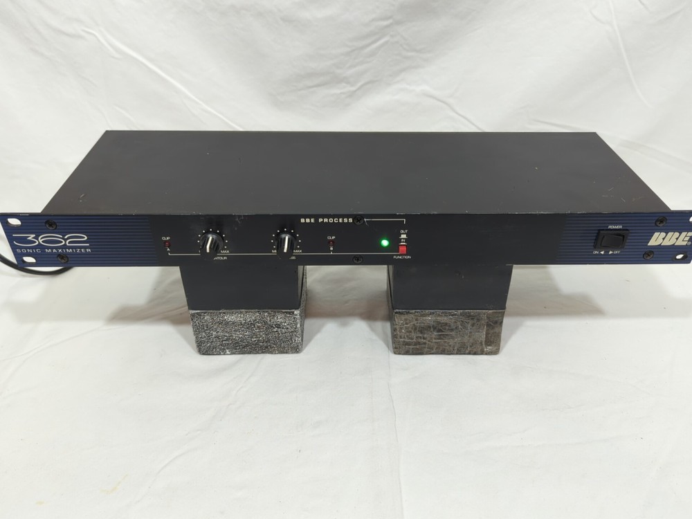 BBE 362 Sonic Maximizer 2-Channel Rack Mount Signal Processor Enhancer ■ TESTED