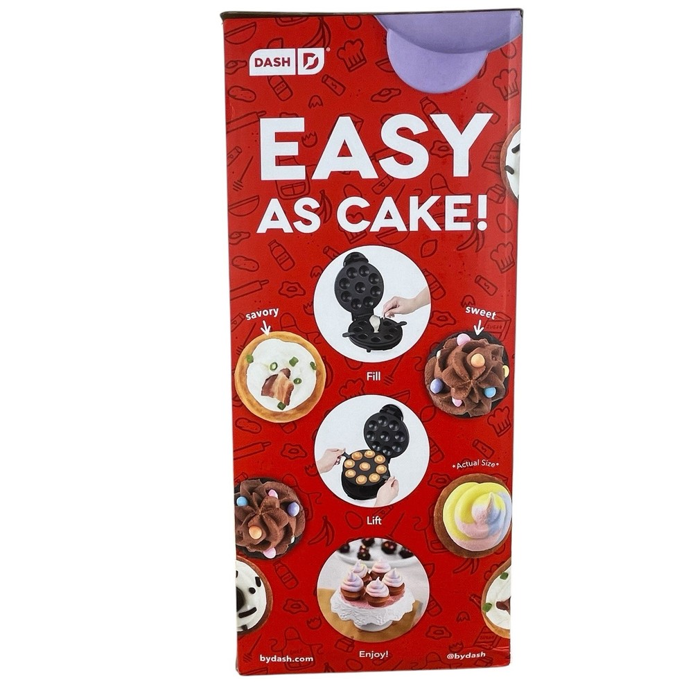 DASH D Express 9 Mini Cupcake Maker Purple