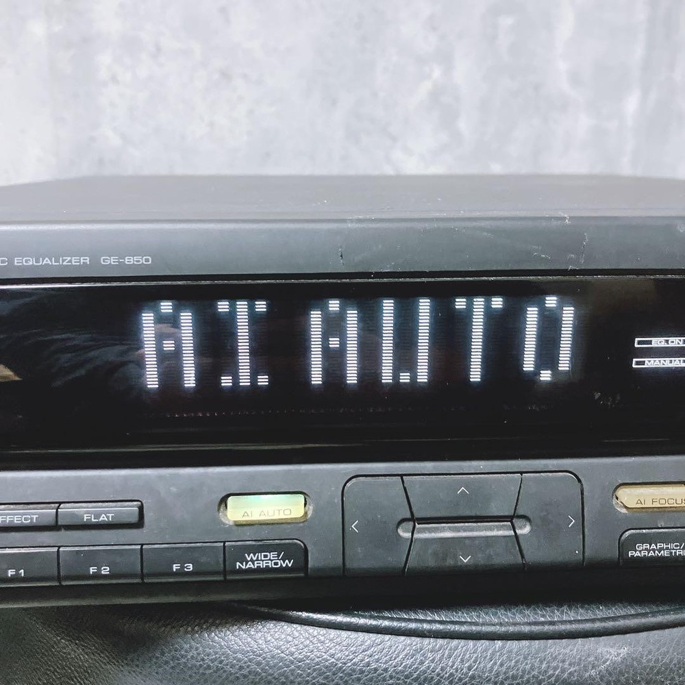 Kenwood GE-850 Graphic Equalizer Spectrum Analyzer Rare