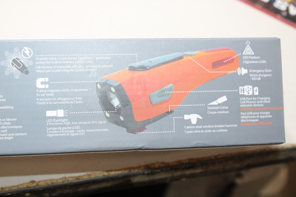 Kelvin Tools Automotive Emergency Multitool 8 Tools Total Orange