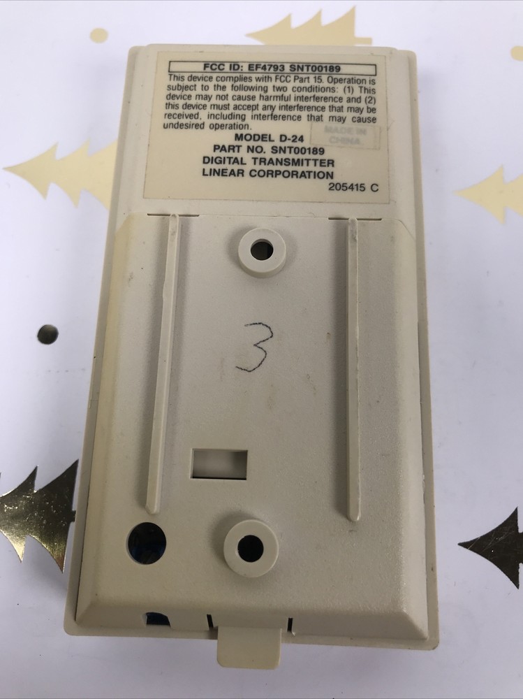 Linear D-24A wireless transmitter