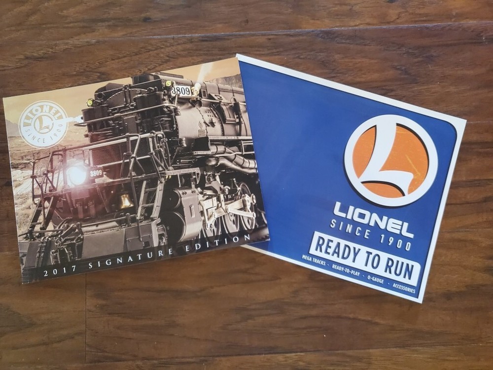 Lionel Train Catalogs 2017 Signature Edition & Ready to Run Catalogs
