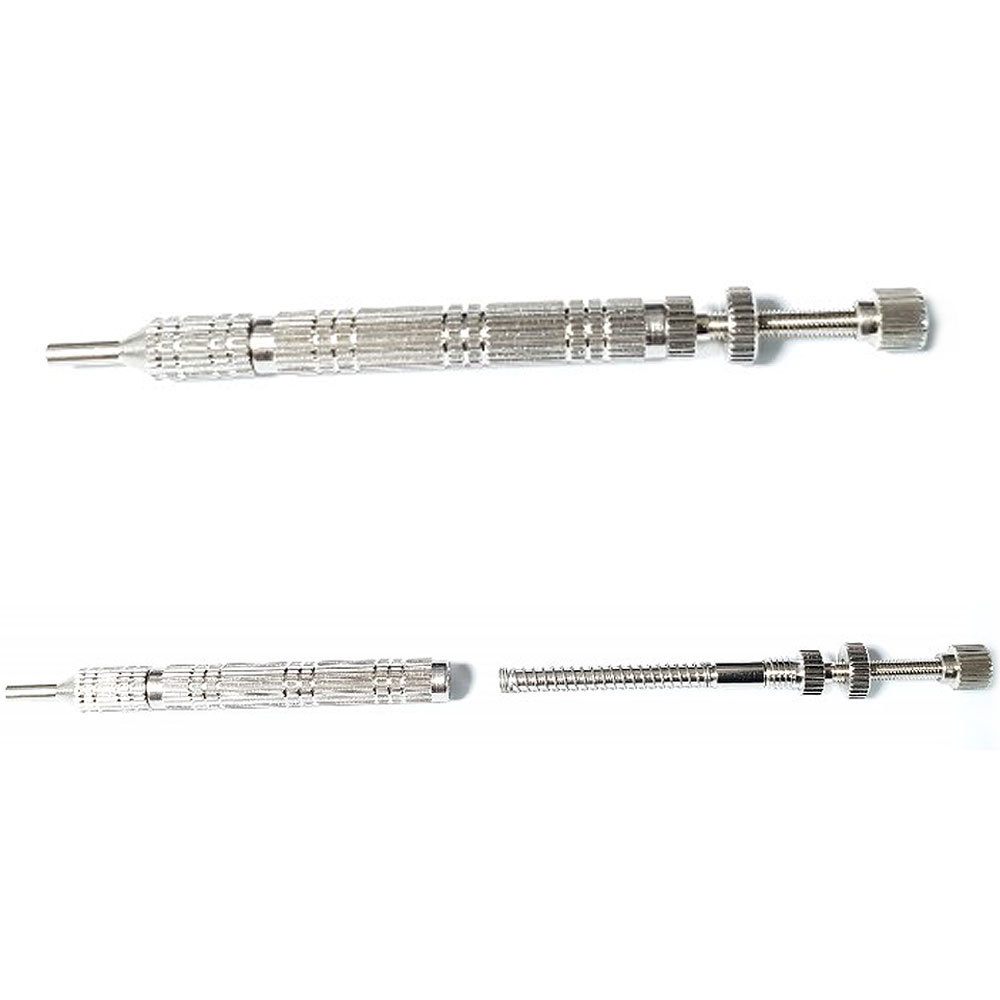 [Made in Korea] Manual Spring-Type Pen Tool, Adjustable Length, Reusable Design