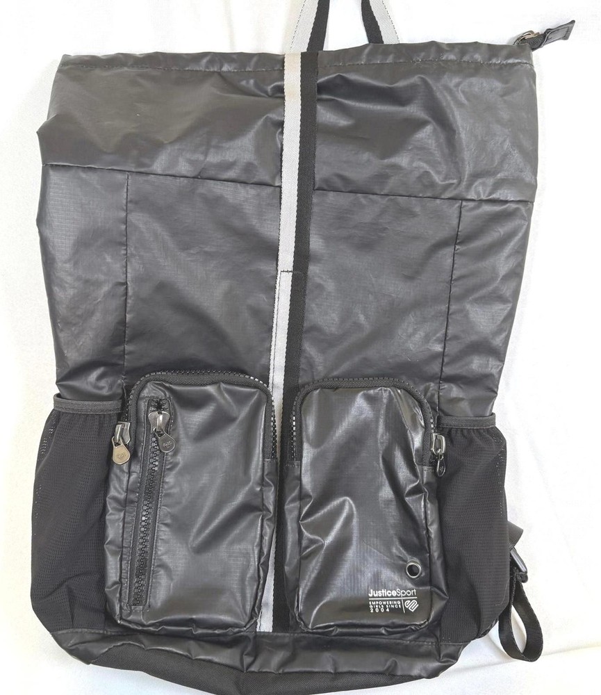 Justice Sport Black Backpack