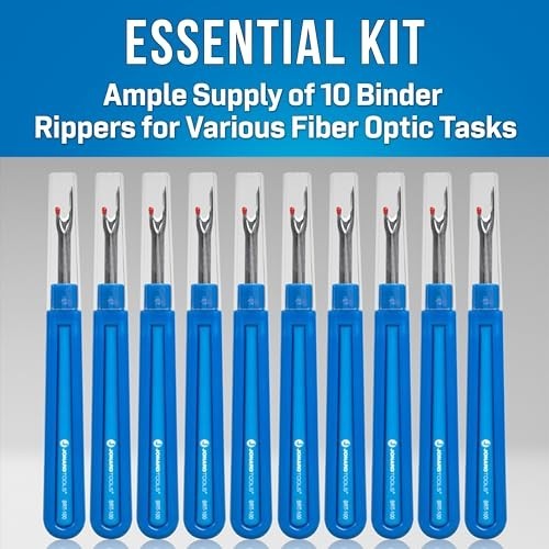 Fiber Optic Buffer Tube Ripper Tool Pack of 10 for Cable Technicians
