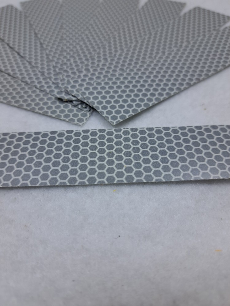 Reflective Silver Adhesive Strips, 1"x5" 10 pk.