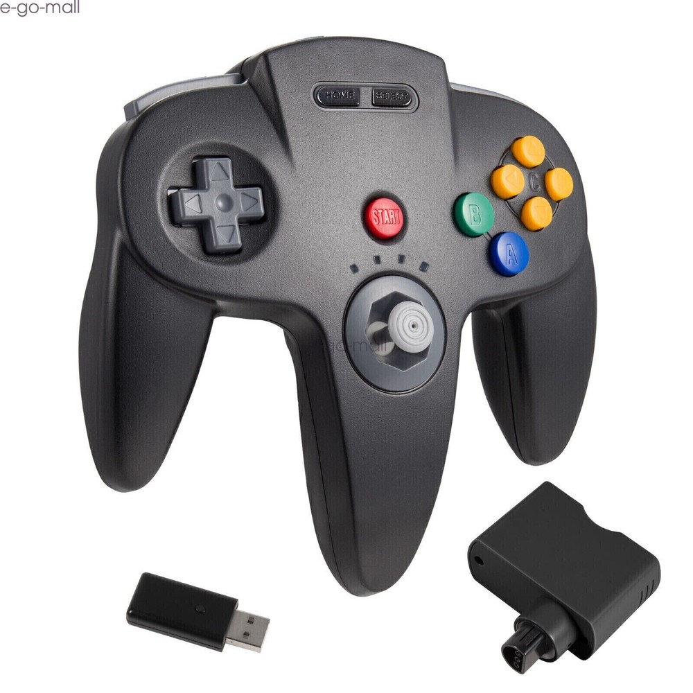 Wireless Switch N64 Controller for N64 NSO Steam/ PC Raspberry Pi Windows Mac