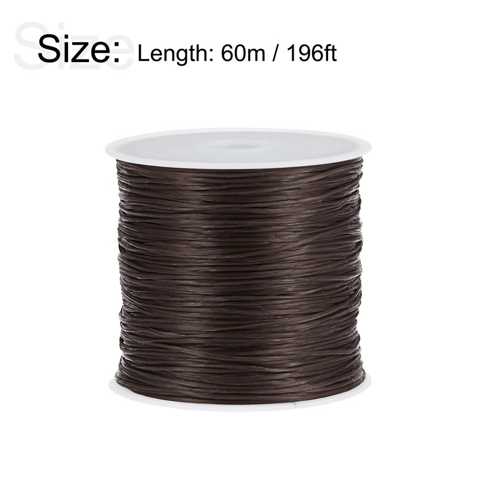 Elastic Cord DIY Making Stretchy String Thread Rope Craft Wire, Brown