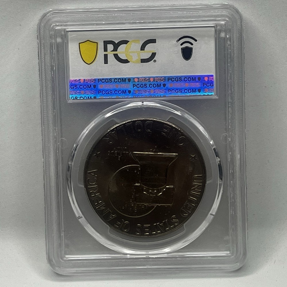 MS65 1976 Type 2 Eisenhower Dollar Ike PCGS Blue Label bicentennial