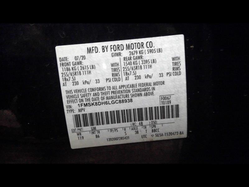 Carrier Front 2.3L Fits 20 EXPLORER 10251689