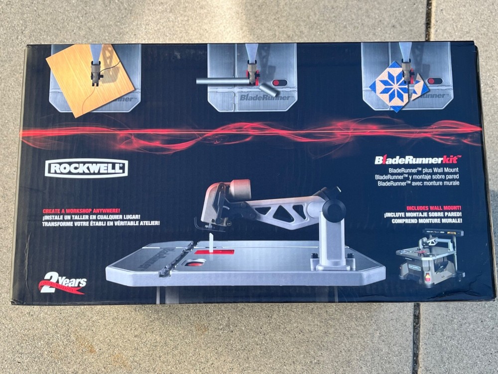 ROCKWEWLL BLADERUNNER WITH WALL MOUNT and 2 ACCESSORIES