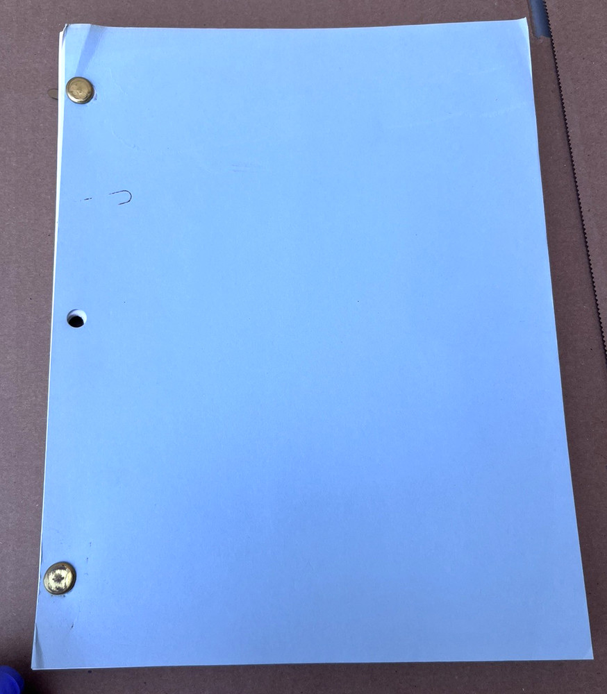 1992 What's Eating Gilbert Grape Original Movie Script Revised 2nd Draft Rare