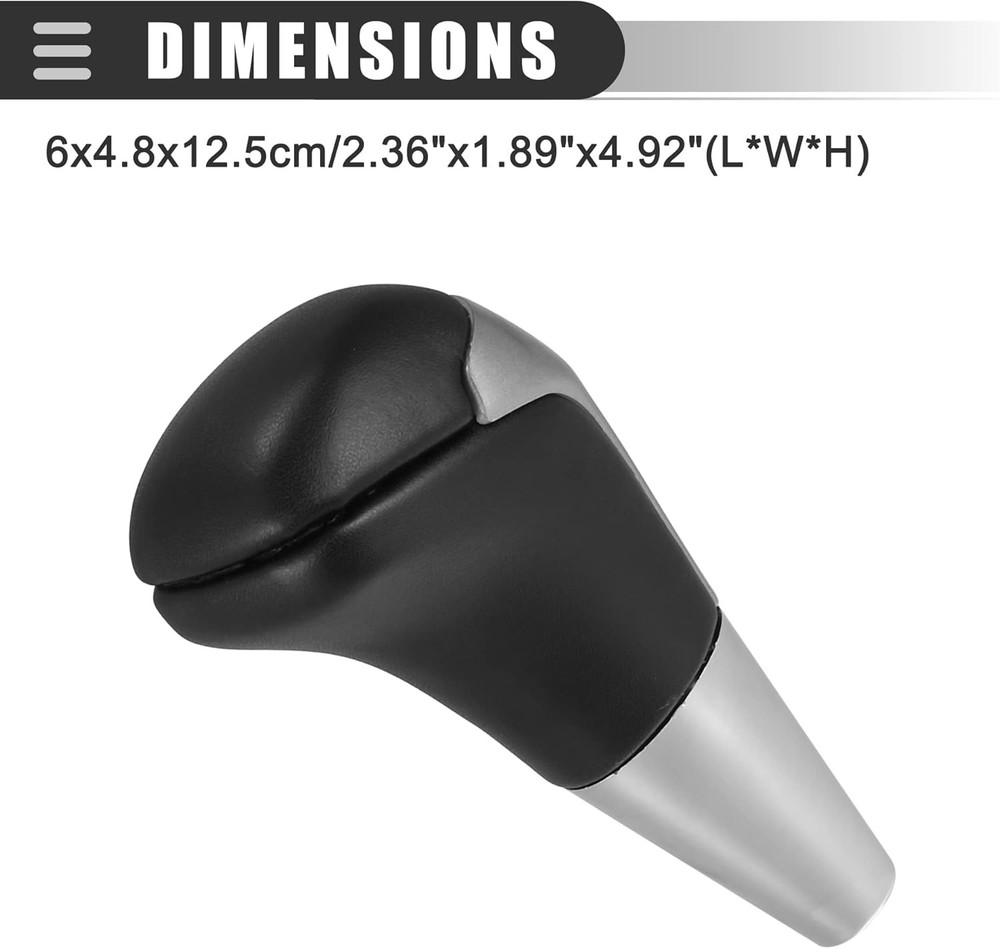 Car Auto Automatic Gear Stick Shift Knob, for 4Runner 2003- Color: Silver Tone