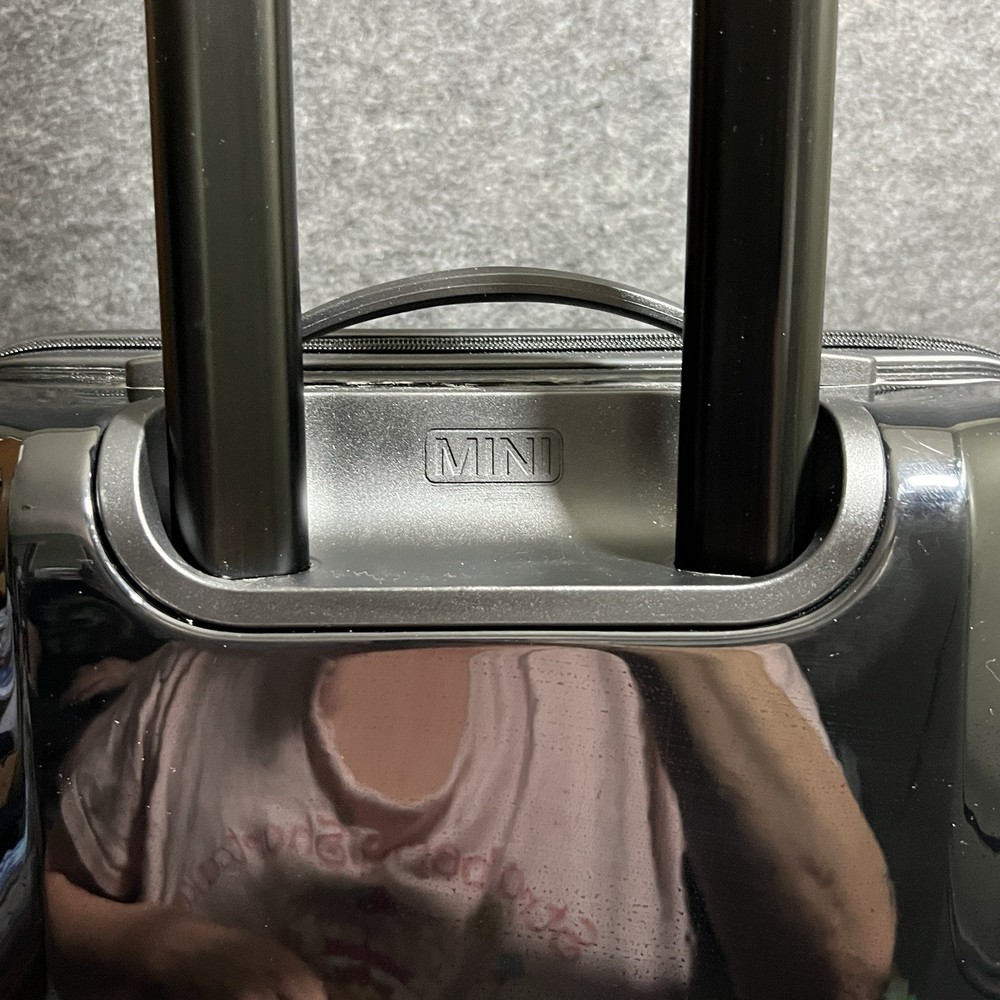 Authentic MINI Cooper Black/Red Rolling/Locking Cabin Trolley Suitcase