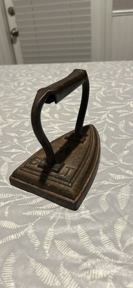 antique cast iron flat iron