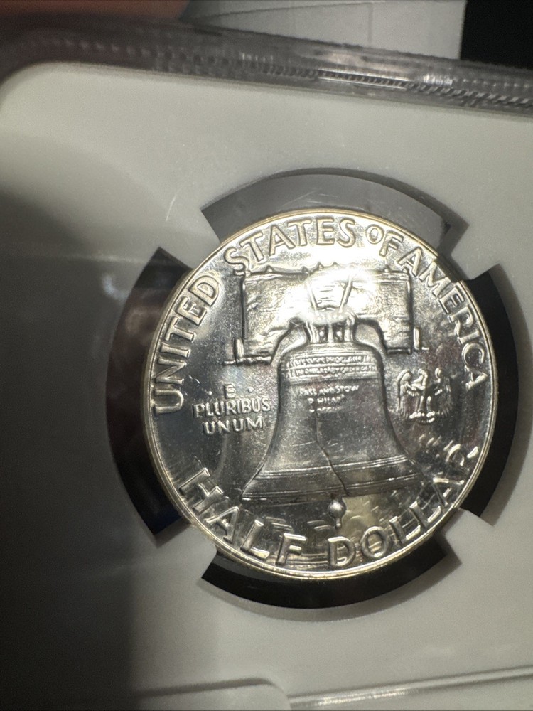 1955 Franklin Silver Half Dollar NGC PF67