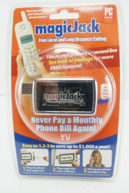 Magic Jack Plus Local Long Distance Calling Main MODEL magic-jack A921 USB Phone