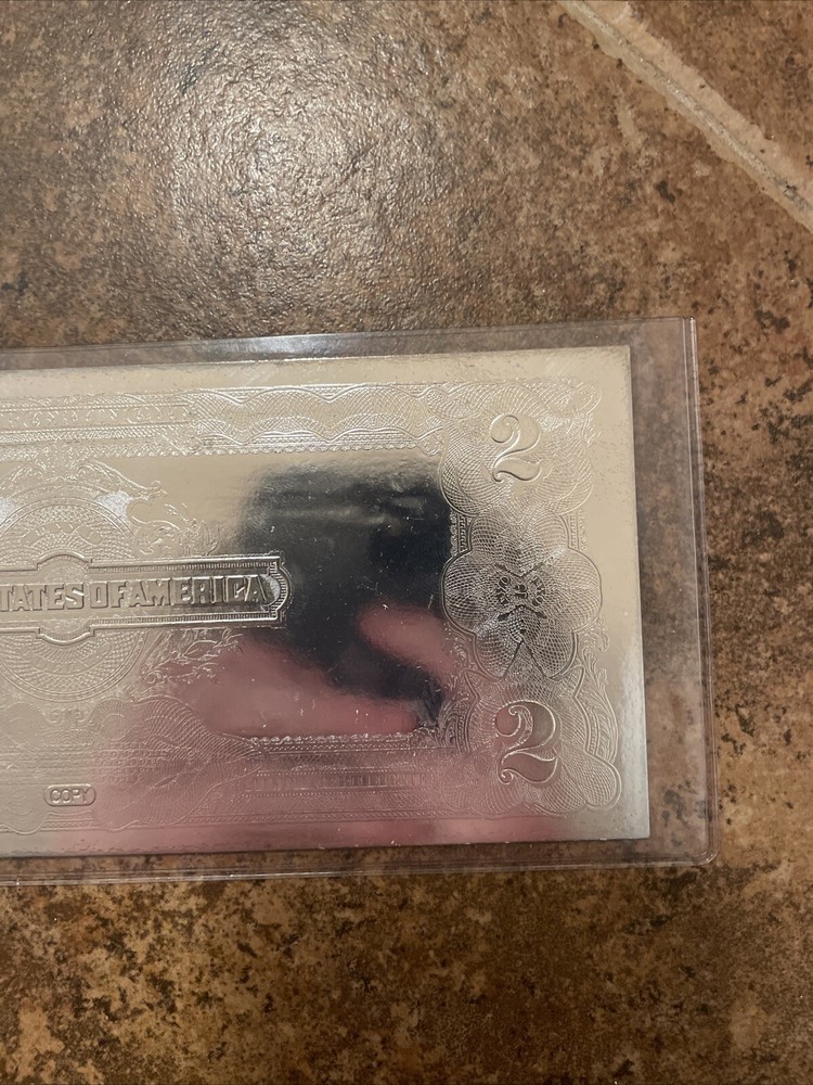 1899 2 dollar silver certificate