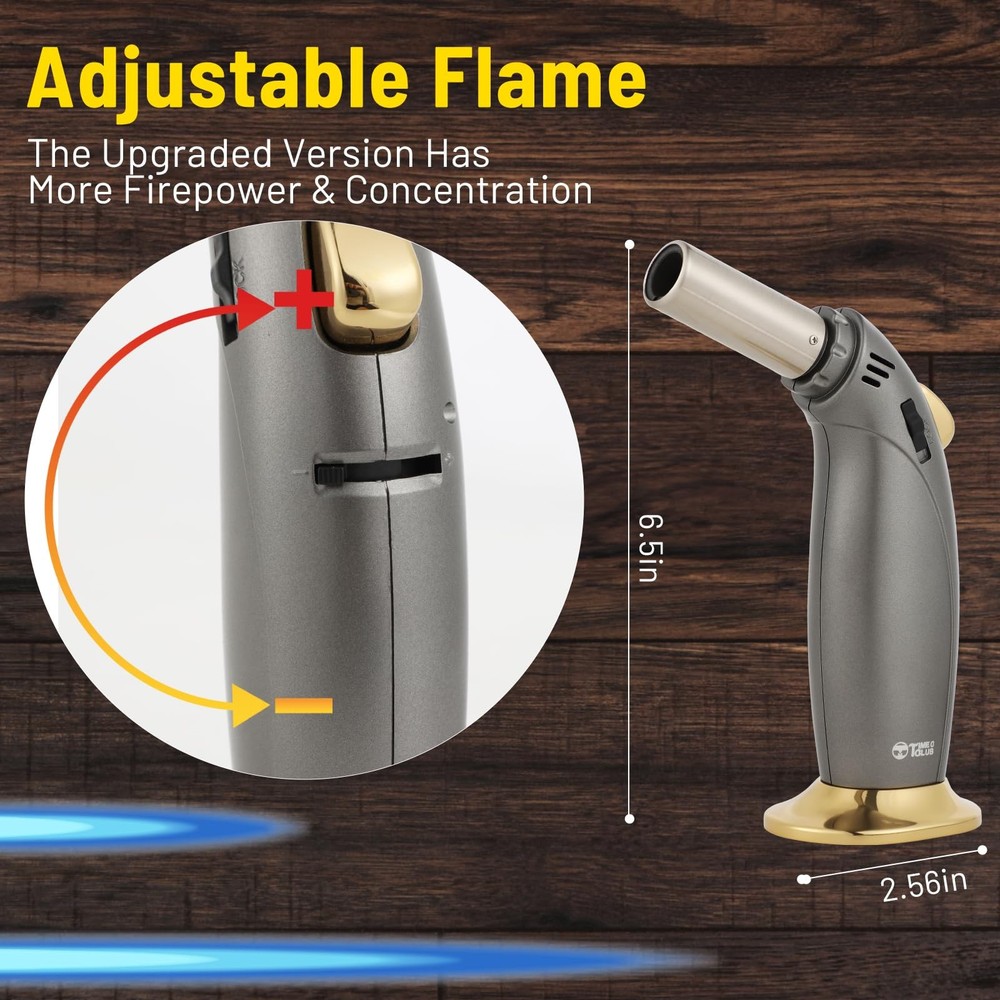 Firepower Butane Torch Premium Kitchen Lighters with Safety Lock...