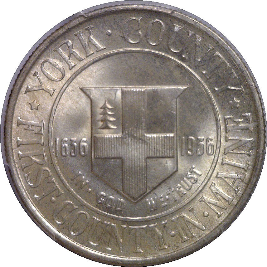 1936 York Commemorative Half Dollar PCGS MS-67