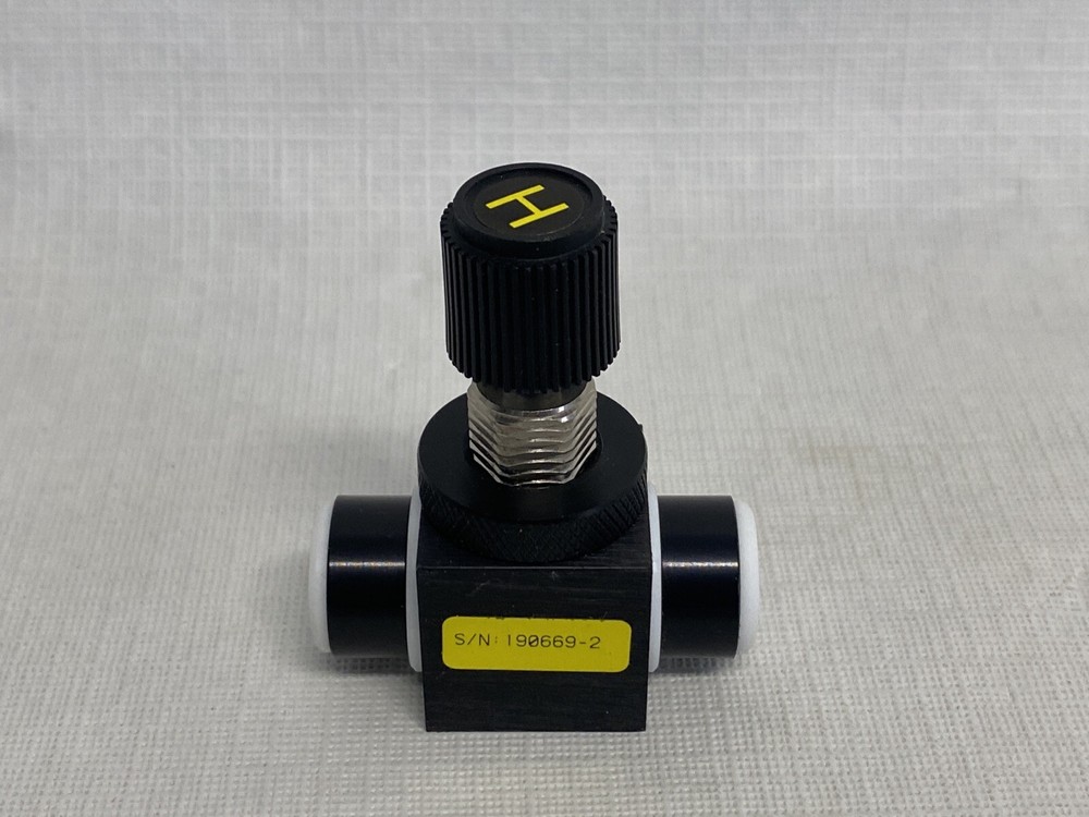 Used AALBORG CVT PTFE & Aluminum Flow Control Needle Valve