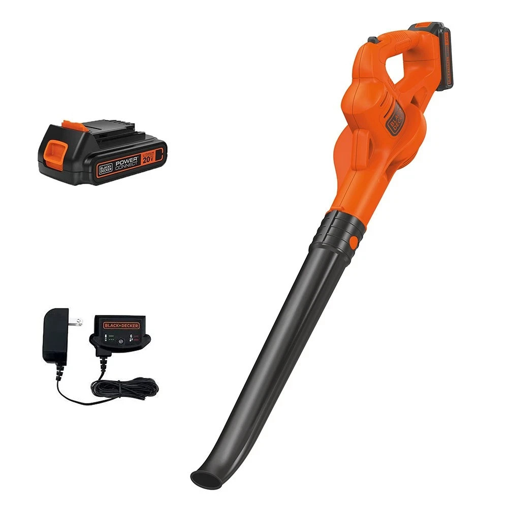 20V MAX 130 MPH 100 CFM Cordless Battery Powered Handheld Leaf Blower Kit