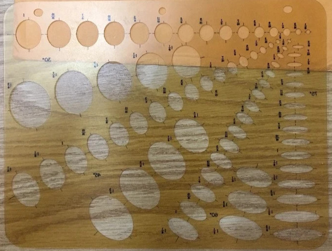 dietzgen ellipse template 2274