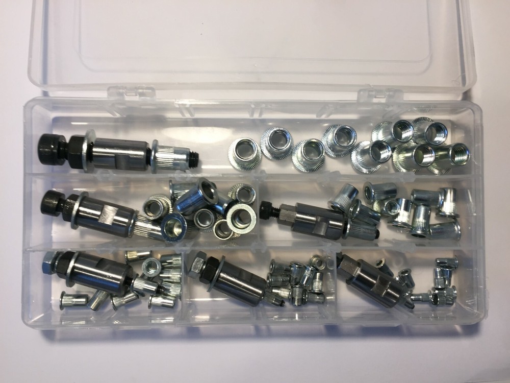 M3 .. M10 Heavy Duty High Tensile Rivnut Insert Setting Tool Nutsert Kit UK