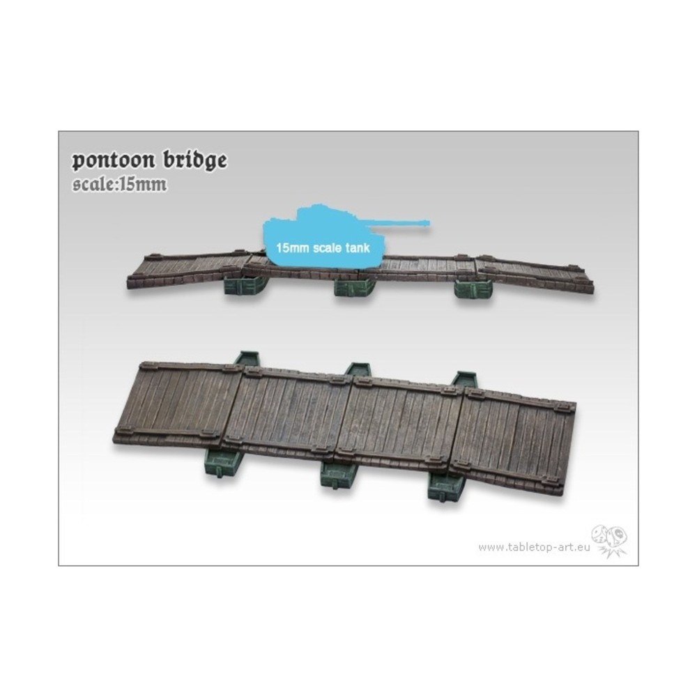 Tabletop Art Mini Pontoon Bridge Pack New