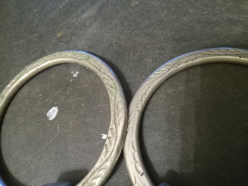 used show snaffle bit 5 in mouth engraved cheeks
