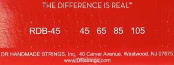 DR Strings Red Devils Electric Bass Guitar Strings - .045-.105 Medium