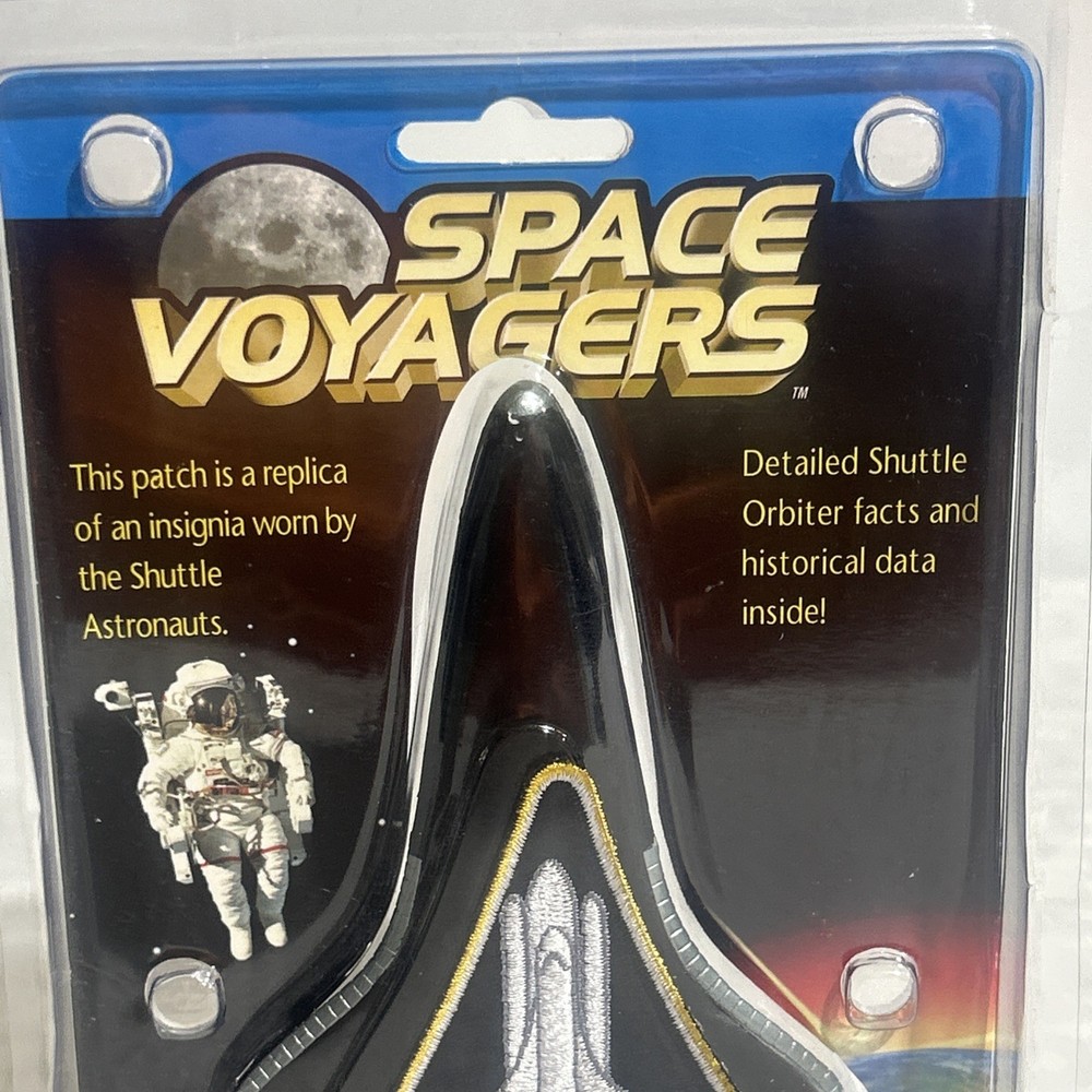Space Voyagers Shuttle Orbiter 2002 With Patch NEW 6"