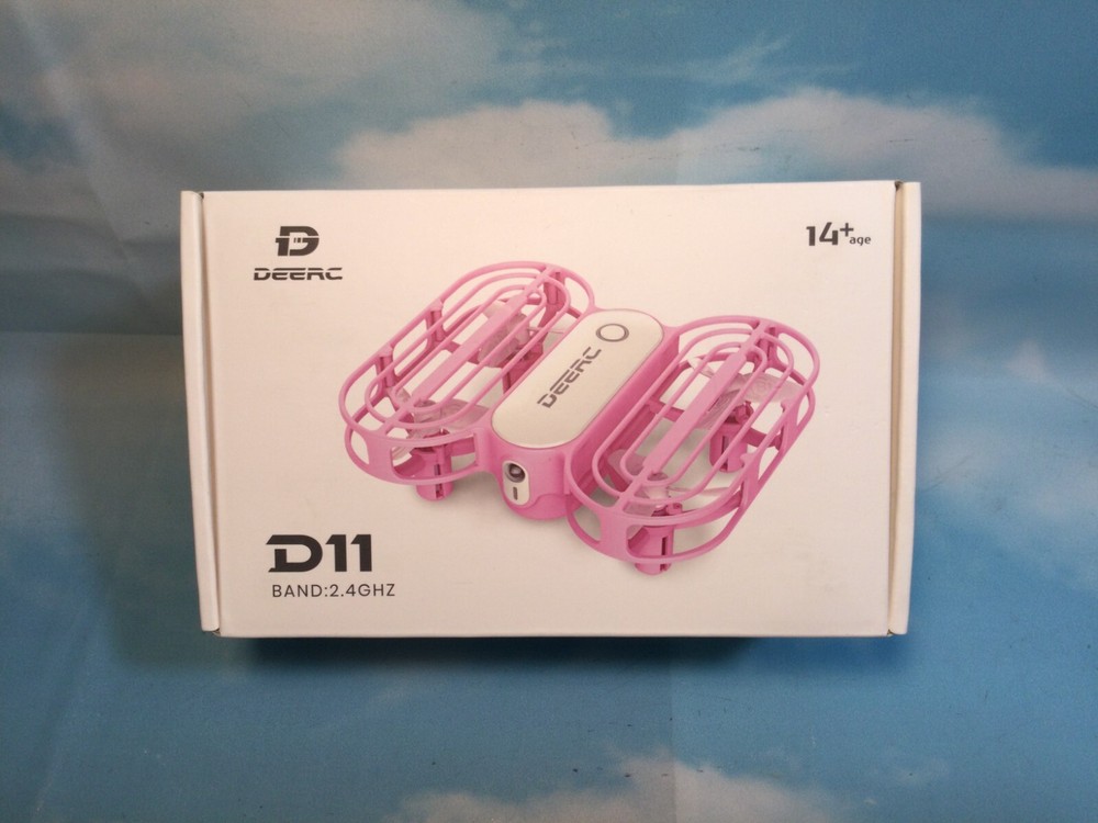 DEERC D11 Mini Drone Auto Hover Circle Fly 3 Speed Headless Mode 2 Batteries RTF