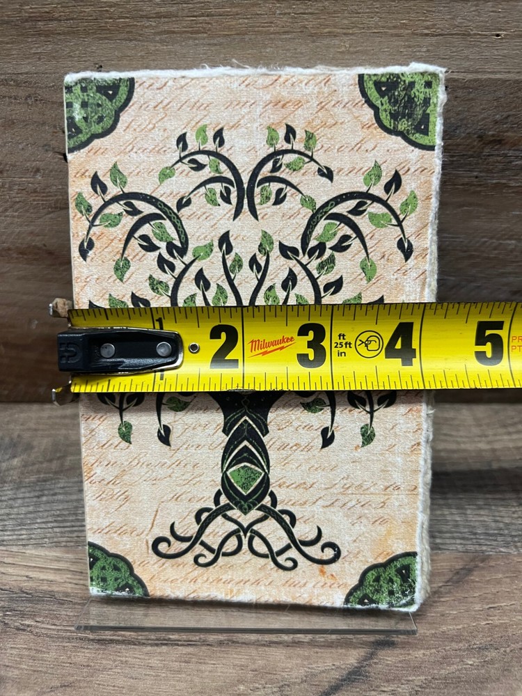 Tree Green Paper Journal 6" x 4"