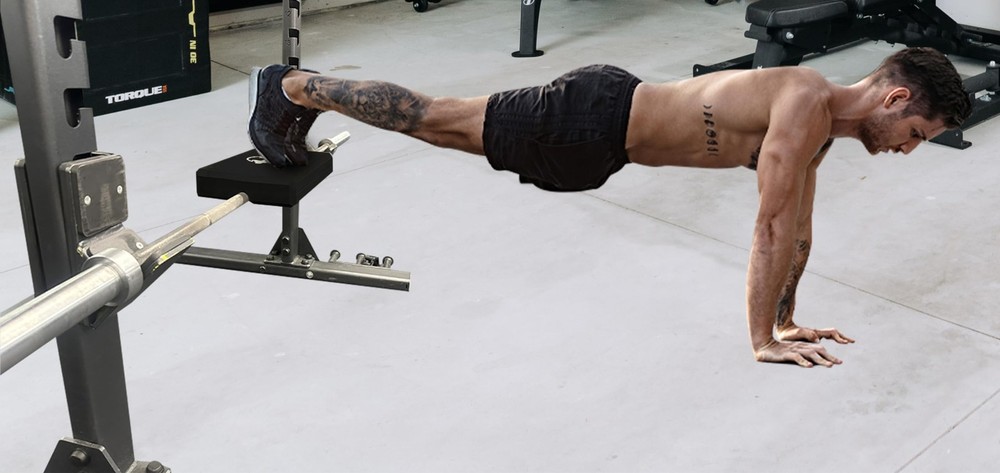 Turns Any Squat Rack into Hip Thrust Machine Bench Back Pad black