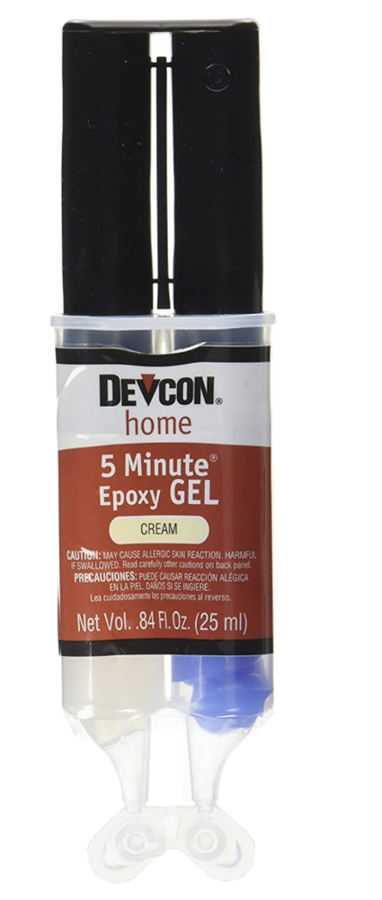 NEW! DEVCON 5-MINUTE EPOXY, CREAM, 2500 PSI, .84 oz., 21045